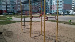 Площадка для воркаута в городе Хабаровск №2297 Средняя Современная фото